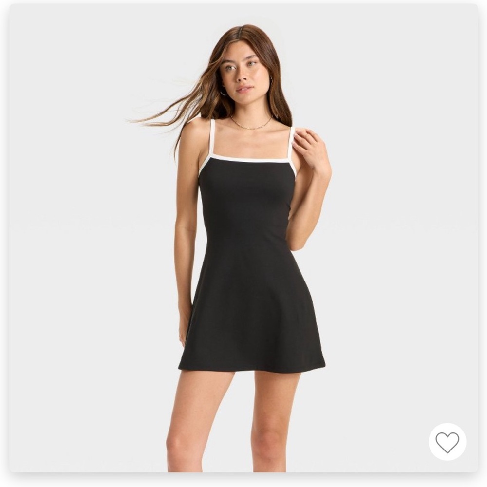 Wild Fable Black and White Mini Dress